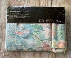 Vtg Performance By Springs Coordinating Fabric Floral Watercolor Camille 45×108