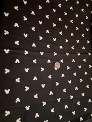 DISNEY SPRINGS CREATIVE MICKEY MOUSE HEAD DOT TOSS COTTON FABRIC 22″ X 36″