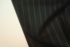 4 yds Lowe Peebles WOOL Fabric Super 100s Merino Suiting 9.5 oz Black 144″ BTP