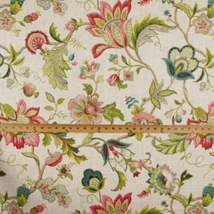 Brissac Jewel Jacobean Floral Kaufman Fabric