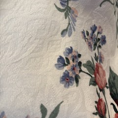 Vintage Joan Kessler Concord Abigail Floral Damask Upholstery Fabric 12 Yds