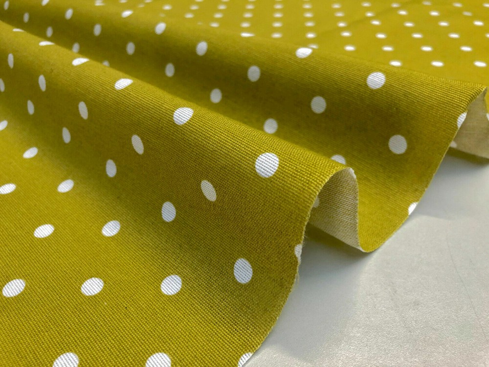 Polka Dot Fabric Spots Dots PolyCotton Material Chic Textile – 55” wide