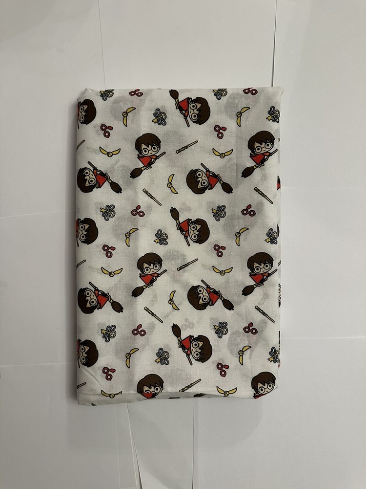 One Piece Harry Potter On Broom 100% Cotton Fabric 50” X 40”