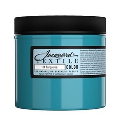 Turquoise Textile Fabric Paint 8 Oz Soft Colorfast
