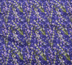 Purple Lavender Floral Cotton Fabric Simple Pleasures Debbie Beaves BTHY #63