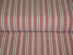 Americana Vintage Collection Red Stripe Homespun Quilt Apparrel Sewing Fabric