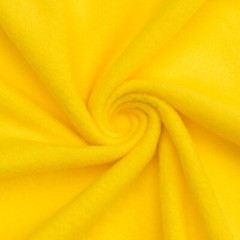 Canary Yellow Solid Anti Pill Fleece Fabric – 60″ Wide – Sold by The Yard & Bolt