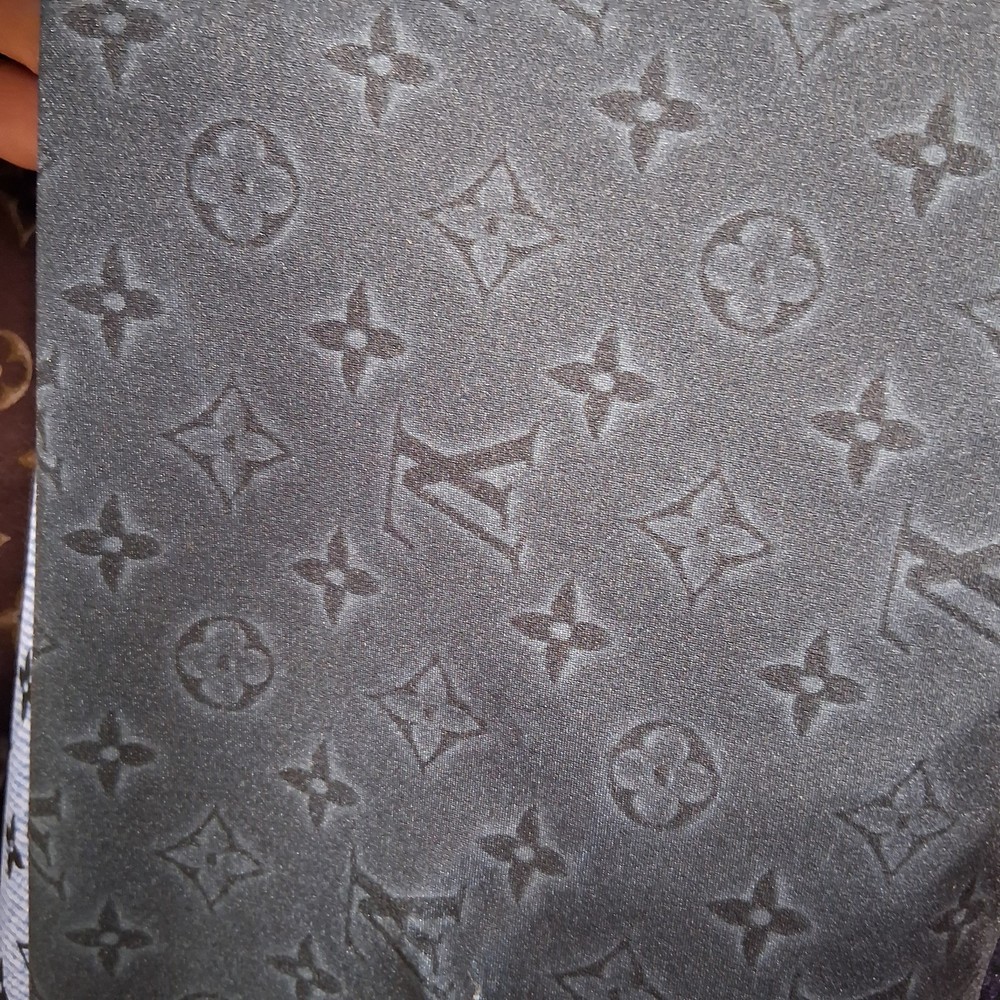 1 yard pre owned used fabric print spandex 4 way stretch