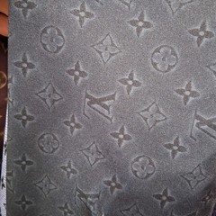 1 yard pre owned used fabric print spandex 4 way stretch