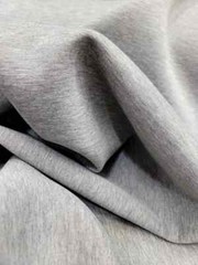Fabric sold by the Yard Stretch Scuba Gray Matte Super Techno Fashion