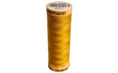 Gutermann 100% Natural Cotton Sewing Thread – Gold 100m/110yds,
