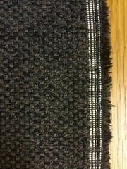 Knoll Ferry in Marine,13y31in,Upholstery, Multi-color Boucle, W/Teflon Fin