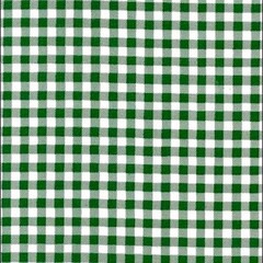 Gingham Green Oilcloth Fabric By The Roll (12 Yards)