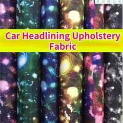 Car Headlining Fabric Star Pattern for Upholstery Auto Interior Home Decor DIY
