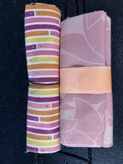 Lot of 6 Multicolor Mixed Pattern Fat Quarters cotton fabric
