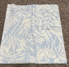 Powder Blue Floral Cotton Fabric