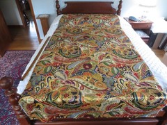 4848. COLORFUL BOLD MOD PRINT Polyester FABRIC – 4 Remnants – Sizes Listed
