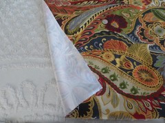 4848. COLORFUL BOLD MOD PRINT Polyester FABRIC – 4 Remnants – Sizes Listed