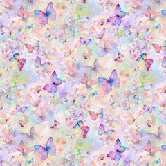 Flutter, Packed Butterflies, BTY, 44in Wide, Timeless Treasures Quilt Fabric