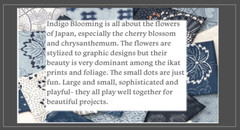 Moda INDIGO BLOOMING 48090 16 Midnight Black Floral MADDY Quilt Fabric