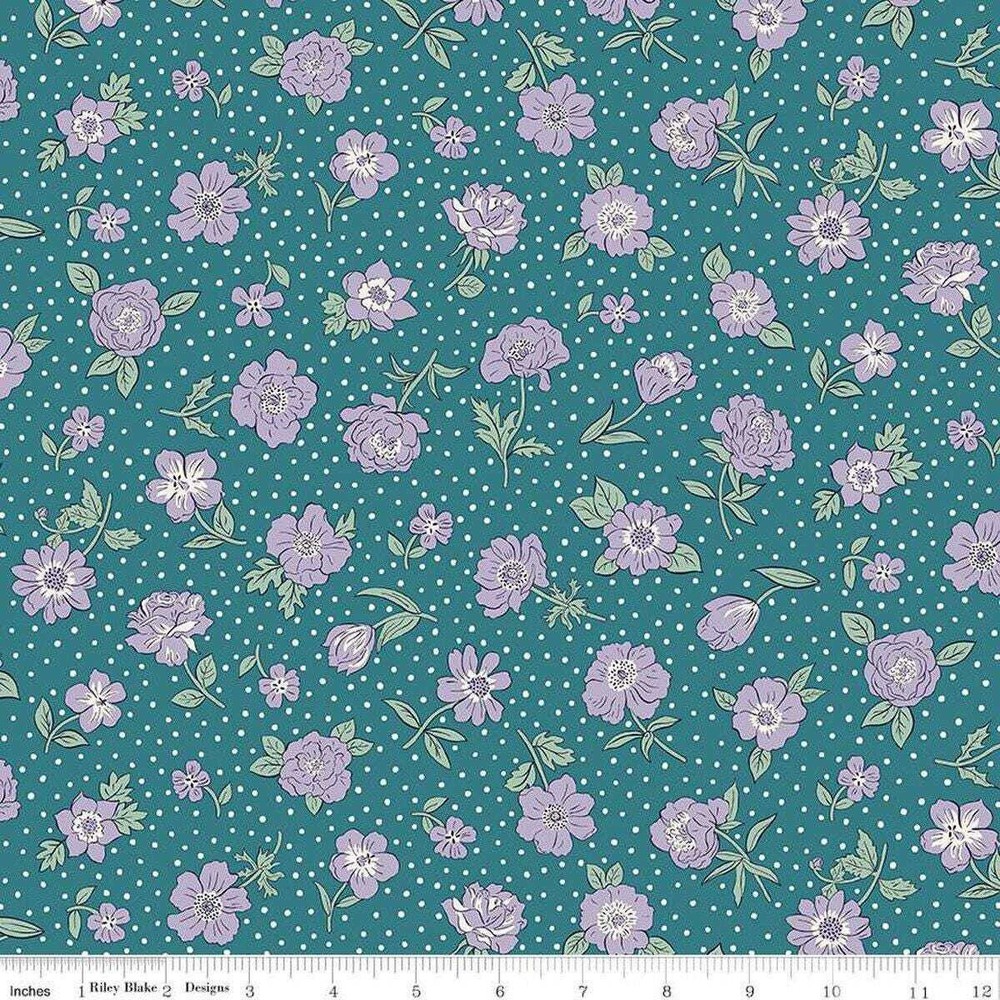London Bouquet Heritage Park B – Liberty of London for Riley Blake – Fabric by t