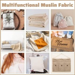 Muslin Fabric/Textile Unbleached – Draping Fabric 10 Yards Natural Unbleached