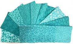 Special Strips!! Aqua 10 -5 ” x 44″ Strips Quilting & Sewing Fabric