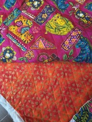 Unique- Quilted Animal Fabric 2 Pieces Each Approx 45″X44″