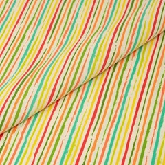 Durable 100% Cotton Duck Fabric, 45″ Wide, DIY Craft & Home Décor – Mini Stripe