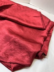 Red Burgundy Taffeta Fabric 3 Yards x 57” Wide Shiny Textured Sewing Craft