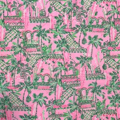 ~~ Lilly Pulitzer Cotton Poplin Fabric Mandevilla Always Worth It 33″ x 57″