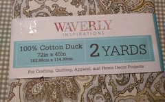 Waverly Inspirations Fabric 100% Cotton Muted Pastel Floral 2 Yards New