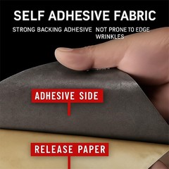 Self-Adhesive Suede Decorative Film for Car – Headliner/Dash/Door/Trunk | Str…
