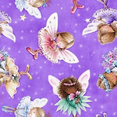 Fairy Garden 9 x 9 Squares by Nicola Mason for Studio E Quilt Panel