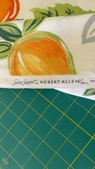 Robert Allen Decorator Home Fabric Fruit Print 54″ Wide x 2yds+ 21″ Cotton