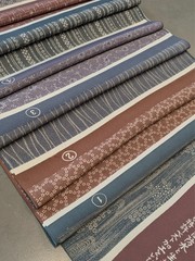 Vintage Japanese Kimono Sample Bolt Silk Fabric Kyo-zome 33 Patterns 12m Unused