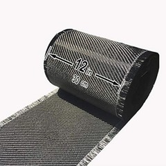5 FT x 12 Carbon Fiber Fabric, 3K 2×2 Twill Weave, 220g/m, High Strength