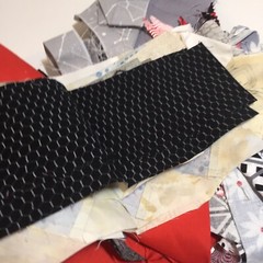 1 Pound 2 Ounces Cotton Print Fabric Quilt Scraps Leftovers Ohio State S