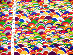 Candy Land Multicolor Jacquard Woven Polyester Tapestry Fabric | 57″ W | By Yard