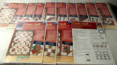 Jo Ann QUILT BLOCK OF THE MONTH CLASSIC QUILT 12 Patterns Only 1998