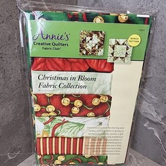Annie’s Creative Quilters Fabric Club Christmas In bloom By Clothworks Cotton