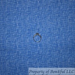 BonEful Fabric FQ Cotton Quilt Teal Aqua Calico Water Bubble Sea Ocean Blender