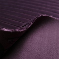 Purple Plum Velvet 56″ By The Yard Heavy Stripe Embossed Upholstery Fabric