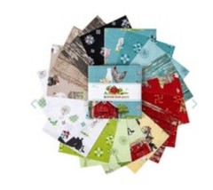 Spring Barn, RILEY BLAKE DESIGNS, 42 pcs 5″ Stacker Quilt Squares
