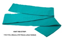 Waistbands & Cuffs Knitted Cotton Poly Stretch Knit Rib Strip Trim Edge Garments