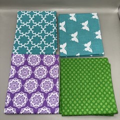 13 Fat Quarters Fabric 100% Cotton Multi Colors and Patterns 18″x21″/22″
