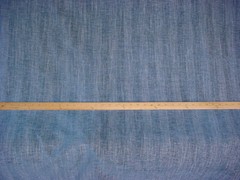 2-1/2Y Clarke & Clarke F1099 Moray Denim Herringbone Chenille Upholstery Fabric