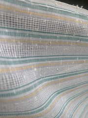 2.25 Yards Linen ? Fabric Cotton 39” X 86” Quilt Crafts Quilting Stripes Green