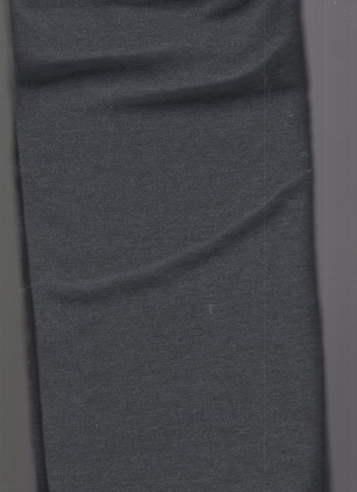 fabric 1 yard ribbing charcoal heather cotton spandex 54″ wide gray
