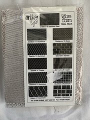 Metal wire mesh: Brass and Aluminum Mesh For Crafting, Fabric Art, etc.